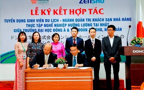 Tập đoàn Zensho (Nhật Bản) tuyển dụng sinh viên Quản trị nhà hàng-khách sạn ĐH Đông Á thực tập hưởng lương tại Nhật
