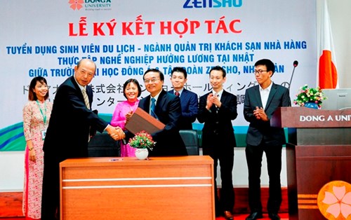 Tập đoàn Zensho (Nhật Bản) tuyển dụng sinh viên Quản trị nhà hàng-khách sạn ĐH Đông Á thực tập hưởng lương tại Nhật 