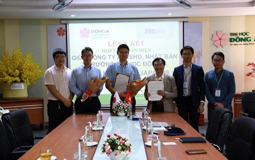 Tập đoàn hàng đầu Nhật Bản Zensho hợp tác với Đại học Đông Á