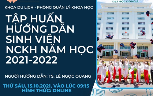 Tập huấn nghiên cứu khoa học cho sinh viên