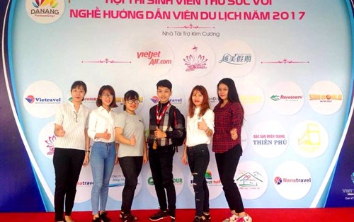 Sinh viên Đông Á giành giải tại hội thi Sinh viên thử sức nghề Hướng dẫn viên Du lịch