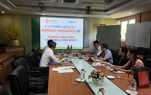 Tập đoàn Zensho làm việc với ĐH Đông Á về hợp tác đào tạo ngành nhà hàng khách sạn